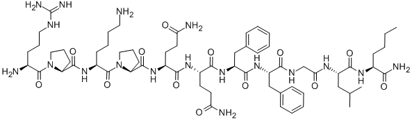 ARG-PRO-LYS-PRO-GLN-GLN-PHE-PHE-GLY-LEU-NLE-NH2|(NLE11)-SUBSTANCE P