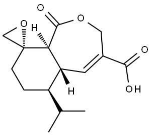 heptelidic acid Struktur