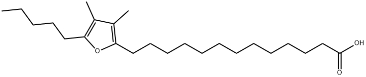 3,4-DiMethyl-5-pentyl-2-furantridecanoic Acid Struktur