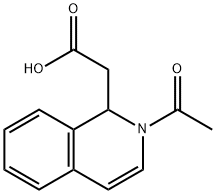 (2-ACETYL-1,2-DIHYDROISOQUINOLIN-1-YL)ACETIC ACID Struktur