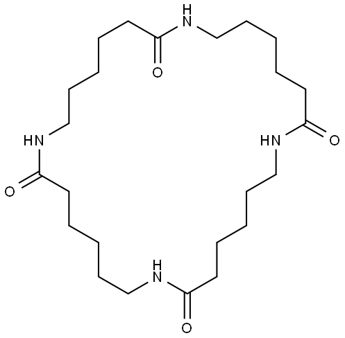 1,8,15,22-tetrazacyclooctacosane-2,9,16,23-tetrone Struktur
