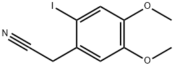 3,4-DiMethoxy-6-iodophenylacetonitrile 結(jié)構(gòu)式