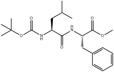 TERT-BUTYLOXYCARBONYL-LEUCYLPHENYLALANINE METHYL ESTER 結(jié)構(gòu)式