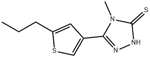 4-METHYL-5-(5-PROPYLTHIEN-3-YL)-4H-1,2,4-TRIAZOLE-3-THIOL|4-甲基-5-(5-丙基-3-噻吩)-2H-1,2,4-三唑-3-硫酮
