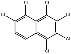 1,2,3,4,5,6-hexachloronaphthalene Struktur