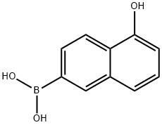 Boronic acid, (5-hydroxy-2-naphthalenyl)- (9CI) Struktur