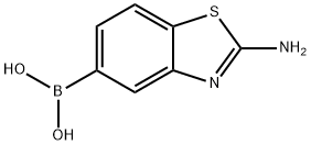 Boronic acid, (2-amino-5-benzothiazolyl)- (9CI) Struktur