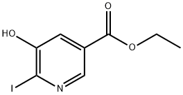 5-ヒドロキシ-6-ヨードニコチン酸エチル 化學(xué)構(gòu)造式