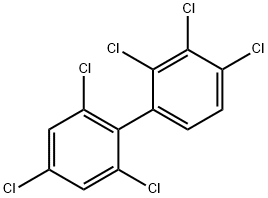 2,2',3,4,4',6'-HEXACHLOROBIPHENYL Struktur