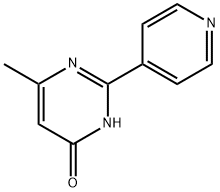 2-(4-PYRIDYL)-4-HYDROXY-6-MENTHYL PYRIMIDINE|2-吡啶-4-基-4-羥基-6-甲基嘧啶