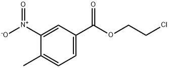 2-chloroethyl 3-nitro-p-toluate Struktur