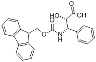 N-FMOC-(2S,3S)-3-AMINO-2-HYDROXY-3-PHENYL-PROPIONIC ACID Struktur