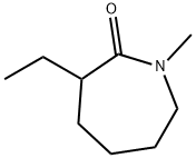 3-ethylhexahydro-1-methyl-2H-azepin-2-one Struktur