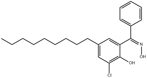 (Z)-(3-Chloro-2-hydroxy-5-nonylphenyl)phenylmethanone oxime Struktur
