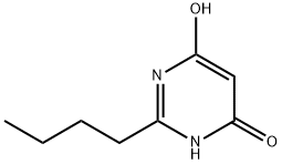 2-BUTYL-6-HYDROXY-4(3H)-PYRIMIDINONE Structure
