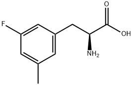 3-Fluoro-5-methyl-DL-phenylalanine Struktur