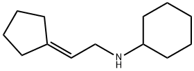 Cyclohexanamine, N-(2-cyclopentylideneethyl)- (9CI) Structure