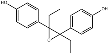 diethylstilbestrol epoxide Struktur