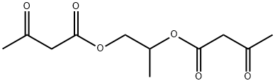 propylene diacetoacetate  Struktur