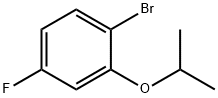 1-BROMO-4-FLUORO-2-ISOPROPOXYBENZENE Struktur