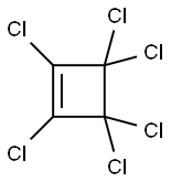 hexachlorocyclobutene 結(jié)構(gòu)式