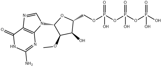 2'-O-methylguanosine 5'-triphosphate Struktur