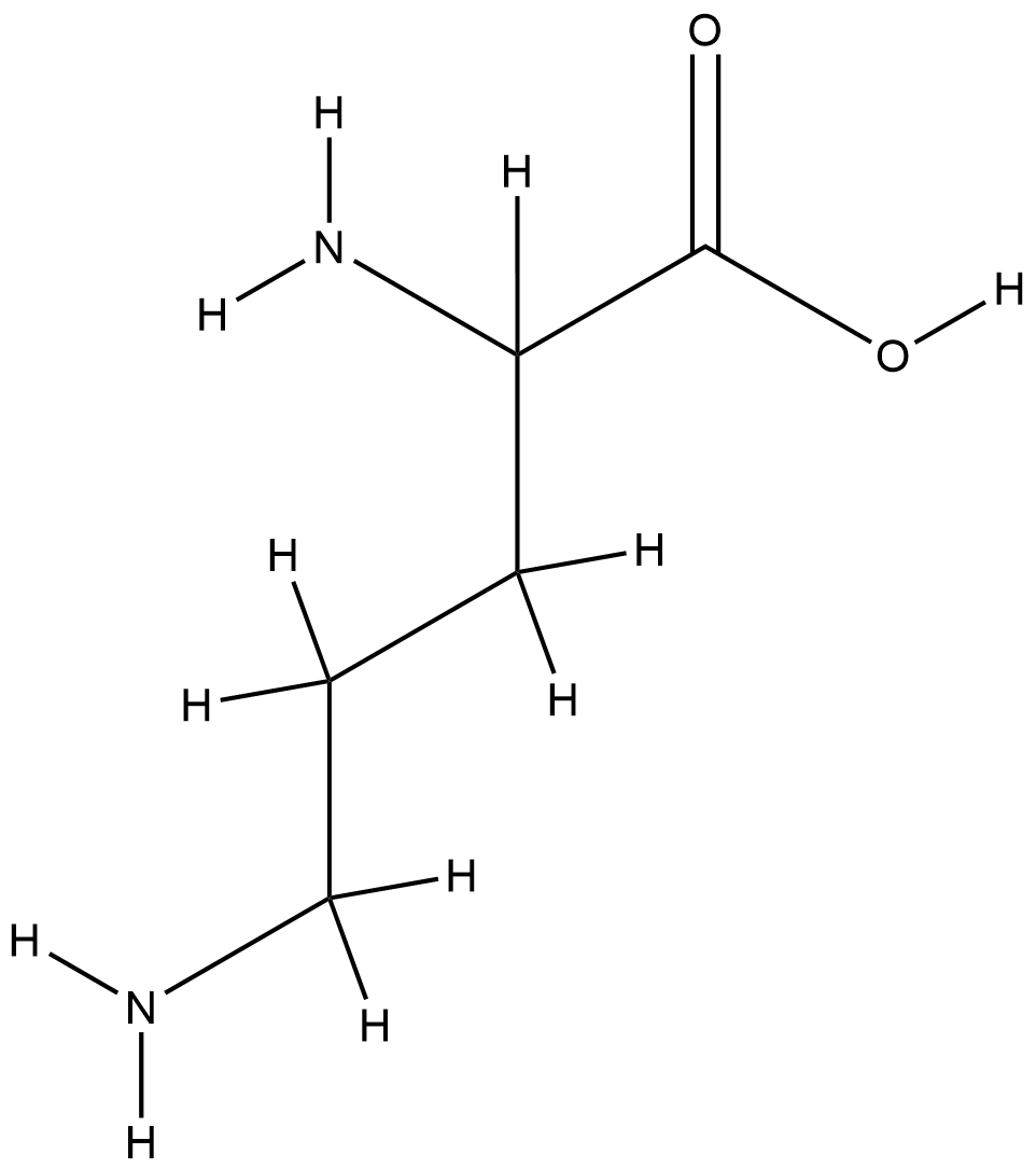 DL-ornithine  Struktur