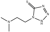 1-(2-二甲基氨基乙基)-1H-5-巰基-四氮唑 結(jié)構(gòu)式