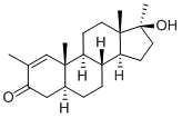2,17A-DIMETHYL-17BETA-HYDROXY-5A-ANDROST-1-ENE-3-ONE|二甲基司騰勃龍