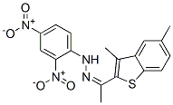 Ketone, 3,5-dimethylbenzobthien-2-yl methyl, (2,4-dinitrophenyl)hydrazone Struktur
