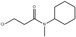 3-chloro-N-cyclohexyl-N-methylpropanamide Struktur