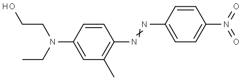 2-[ethyl[3-methyl-4-[(4-nitrophenyl)azo]phenyl]amino]ethanol Struktur