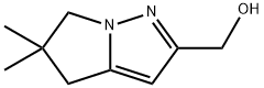 5,6-dihydro-5,5-diMethyl-4H-Pyrrolo[1,2-b]pyrazole-2-Methanol Struktur