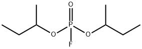 Fluorophosphonic acid di-sec-butyl ester Struktur