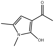 Ethanone, 1-(2-hydroxy-1,5-dimethyl-1H-pyrrol-3-yl)- (9CI) Struktur
