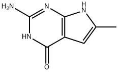 2-AMINO-5-METHYL-3,7-DIHYDRO-4H-PYRROLO[2,3-D]PYRIMIDIN-4-ONE Structure