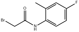2-Bromo-N-(4-fluoro-2-methylphenyl)acetamide Struktur