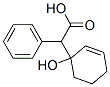 2-(1-hydroxy-1-cyclohex-2-enyl)-2-phenyl-acetic acid Struktur