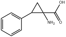 1-aMino-2-phenylcyclopropanecarboxylic acid Struktur