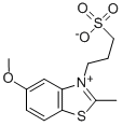 5-METHOXY-2-METHYL-3-(3-SULFOPROPYL)BENZOTHIAZOLIUM INNER SALT Struktur