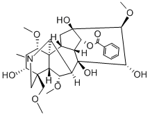 benzoylmesaconine|苯甲酰新烏頭原堿