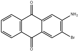 2-amino-3-bromoanthraquinone  Struktur