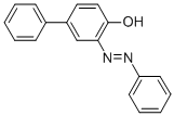 sodium 3-(phenylazo)[1,1'-biphenyl]-4-olate  Struktur