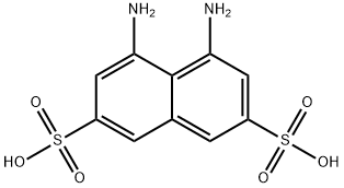 4,5-diaminonaphthalene-2,7-disulfonic acid Struktur