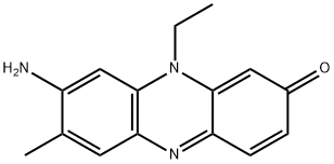 8-amino-10-ethyl-7-methylphenazin-2(10H)-one Struktur
