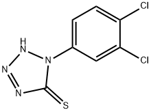 1-(3,4-二氯苯基)-1,2-二氫-5H-四唑-5-硫酮 結(jié)構(gòu)式