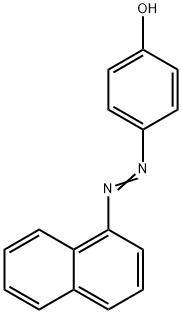 p-(1-naphthylazo)phenol  Struktur