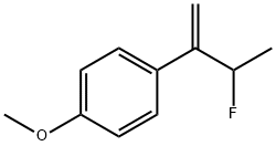 Benzene, 1-(2-fluoro-1-methylenepropyl)-4-methoxy- (9CI) Struktur