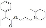 2-Phenylbutyric acid 3-(2-methylpiperidino)propyl ester Structure