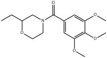 2-Ethyl-4-(3,4,5-trimethoxybenzoyl)morpholine Structure